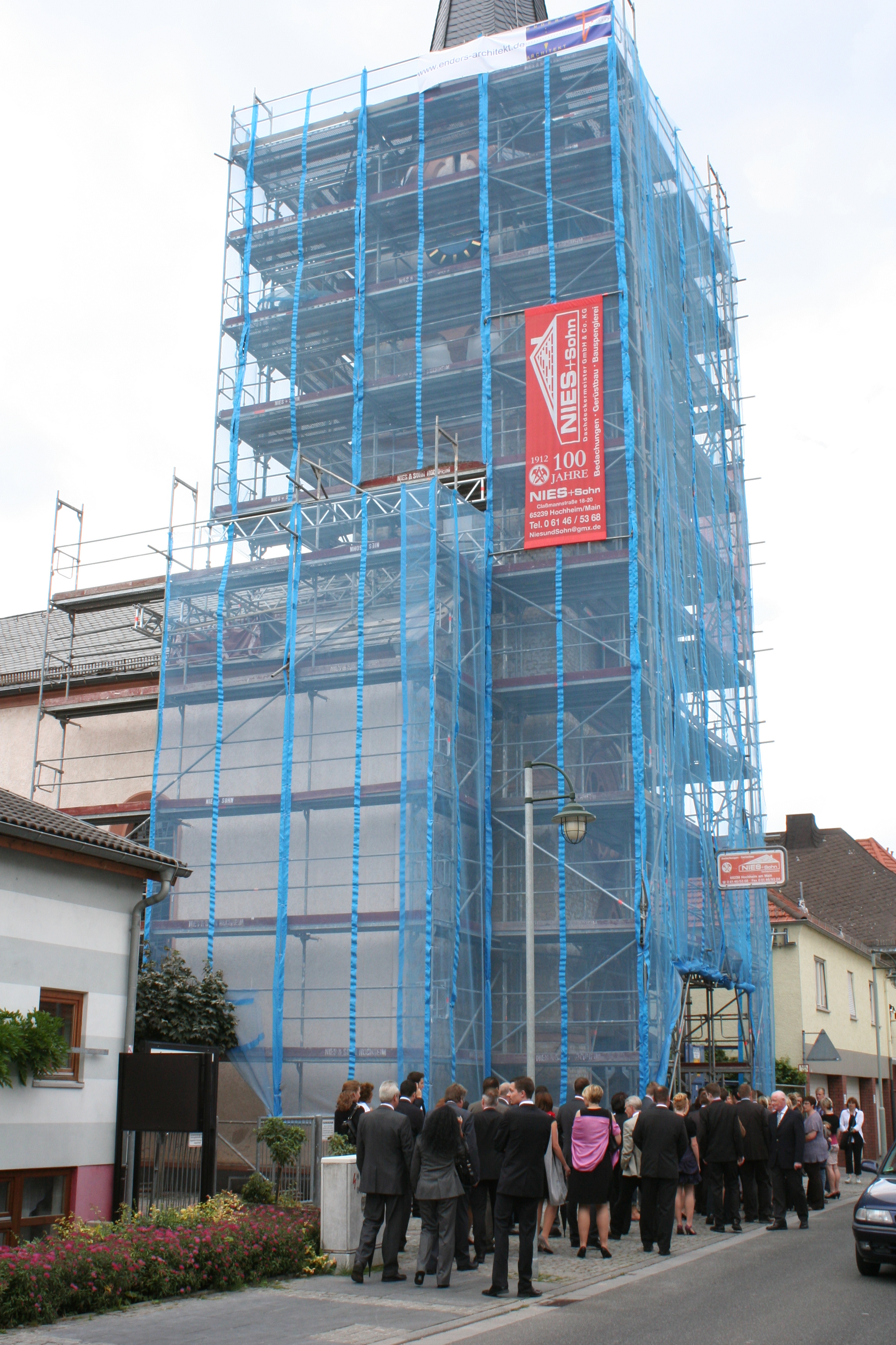 Sanierung des Kirchturm 2011